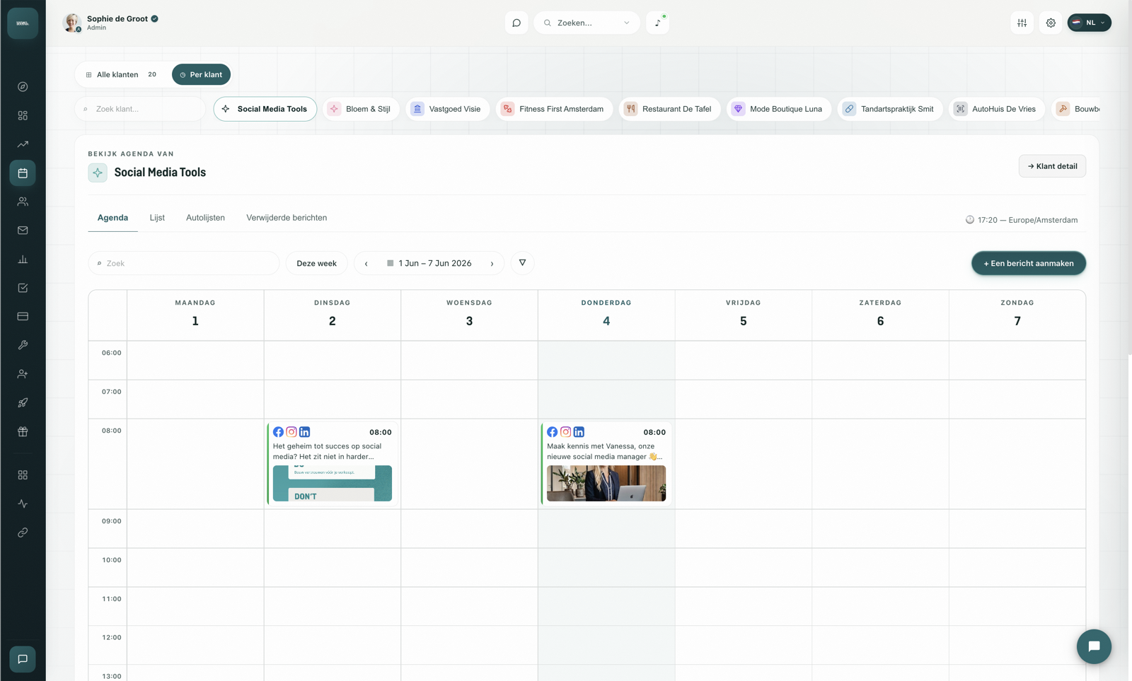 Content kalender